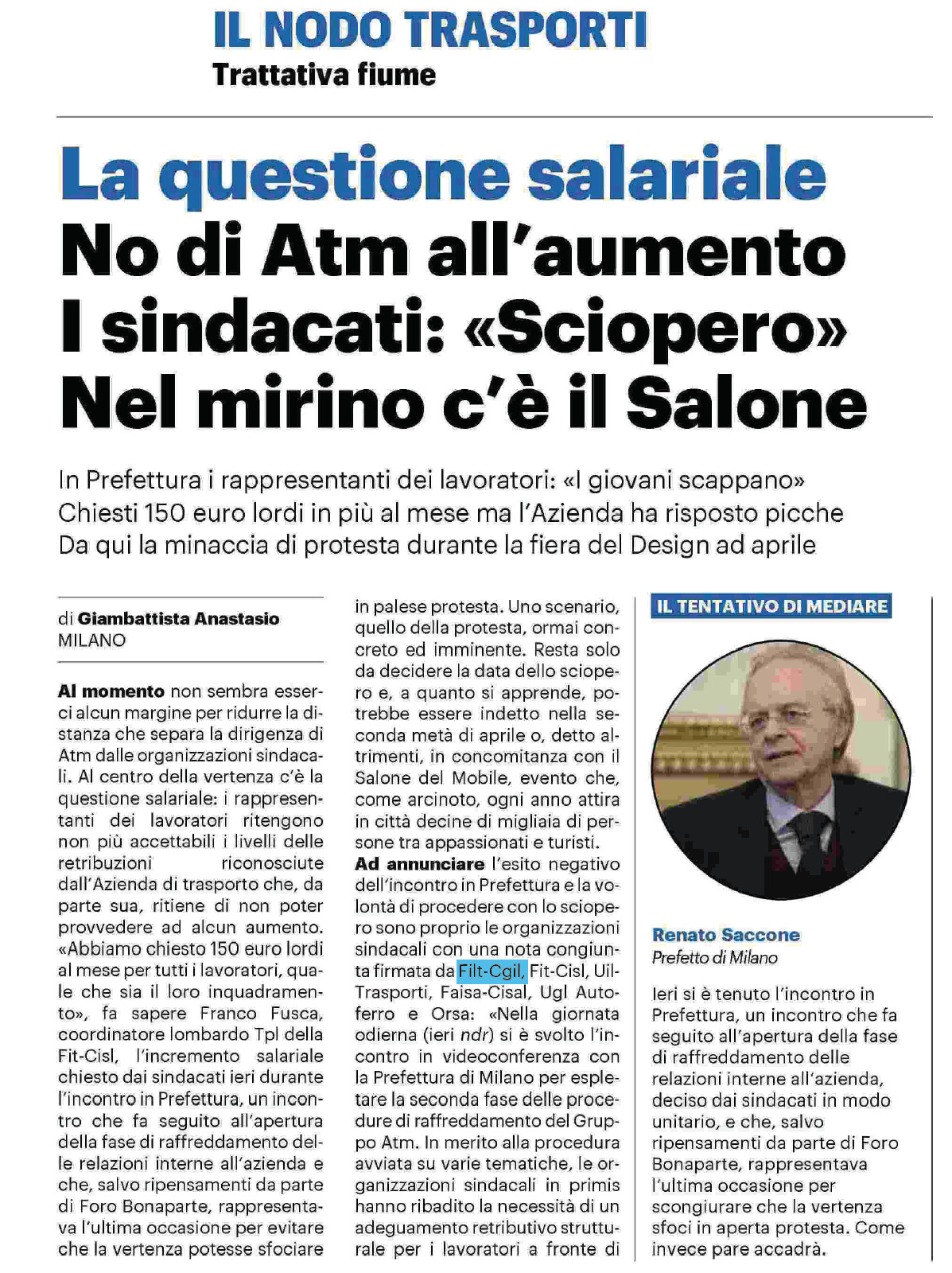 10 marzo 2023 il giorno Pagina 1