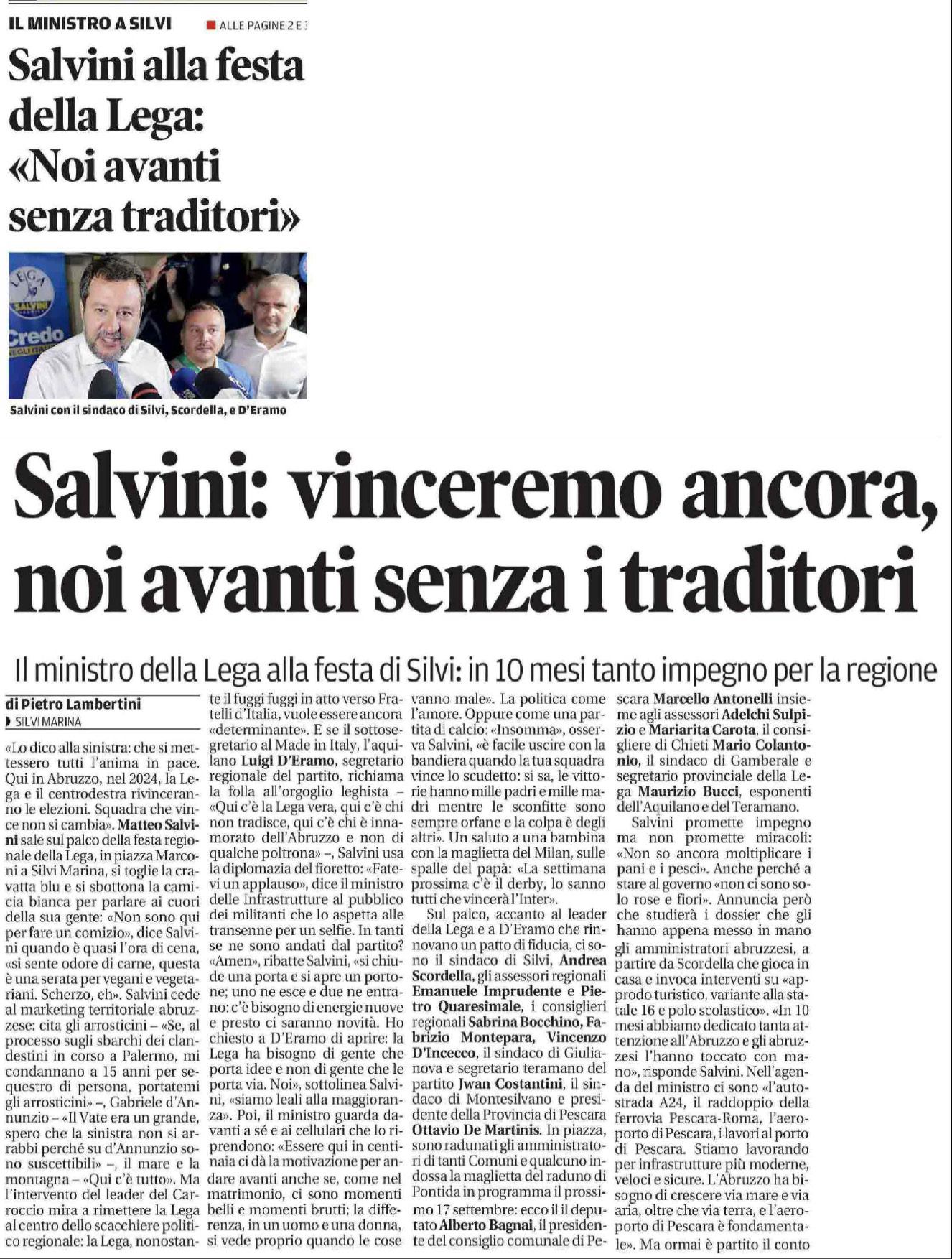 10 settembre 2023 il centro AB Pagina 1