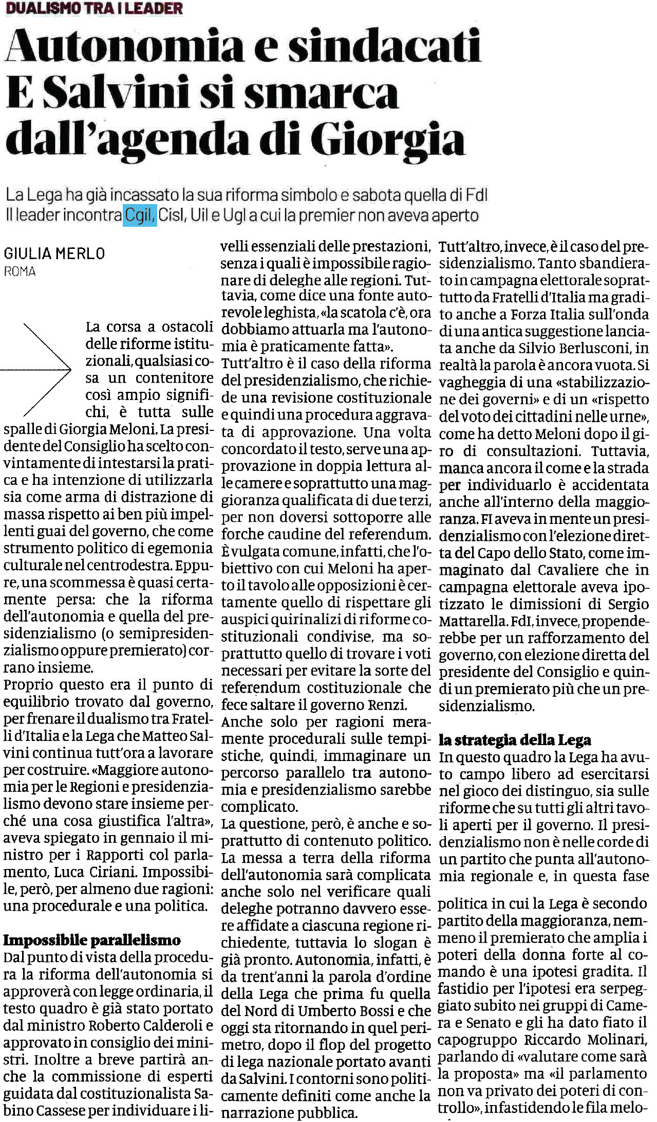 11 maggio 2023 domani Pagina 1