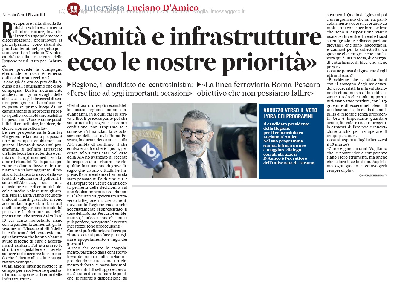 12 novembre 2023 il messaggero