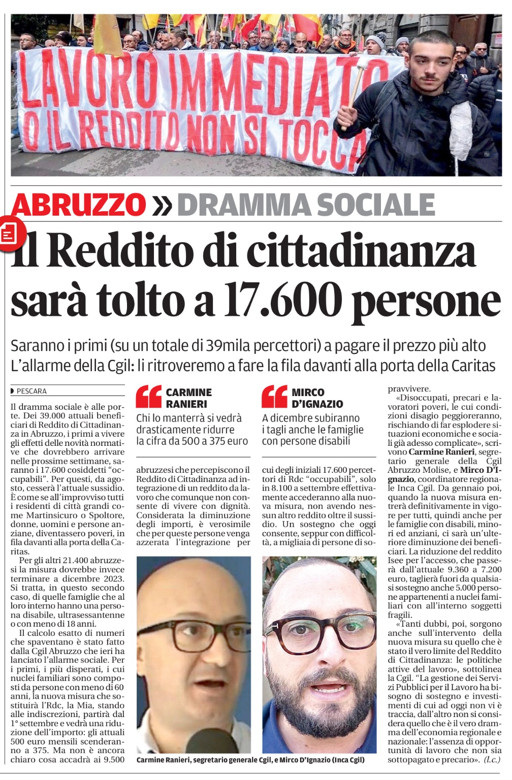 13 marzo 2023 il centro