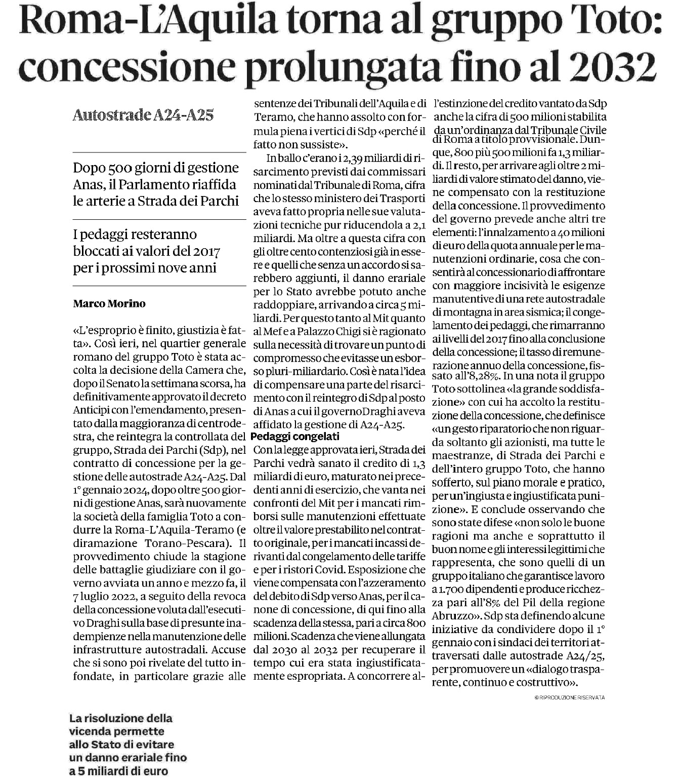 15 dicembre 2023 il sole24ore