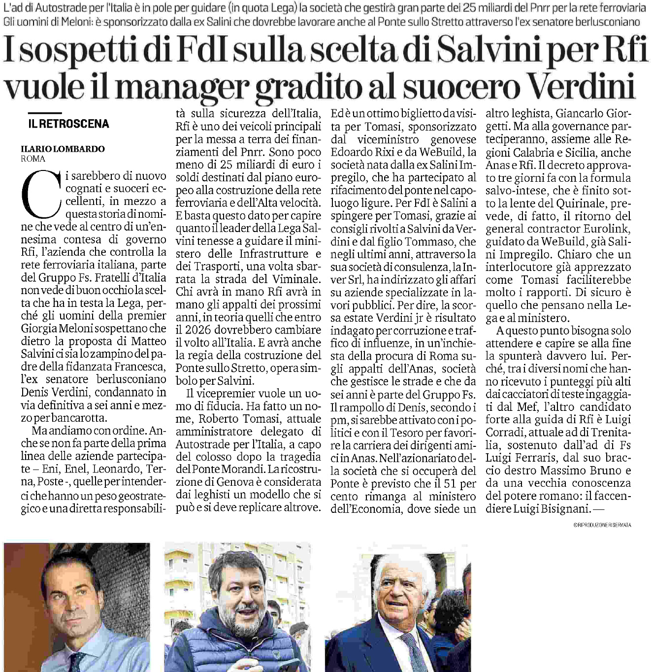 19 marzo 2023 la stampa