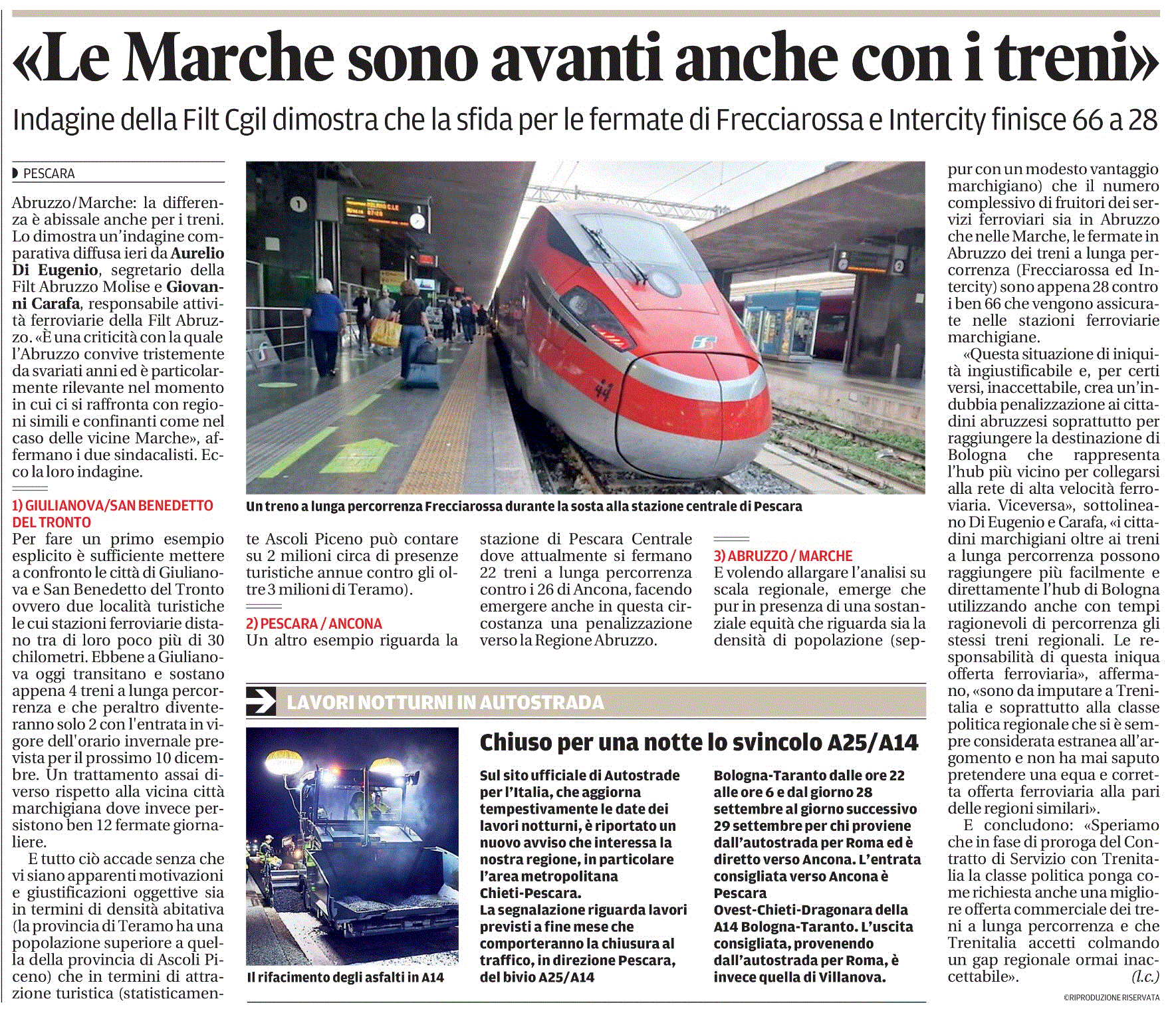 22 settembre 2023 IL CENTRO treni