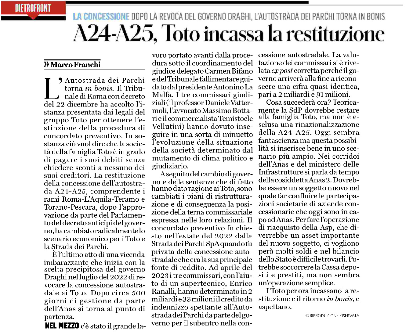 28 dicembre 2023 il fatto quotidiano