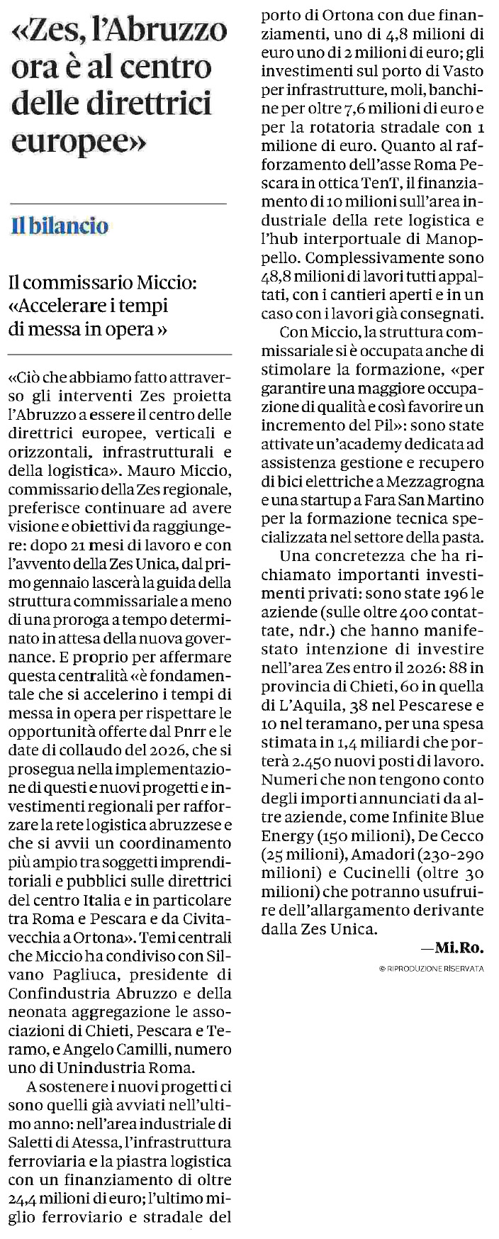 28 dicembre 2023 il sole24ore