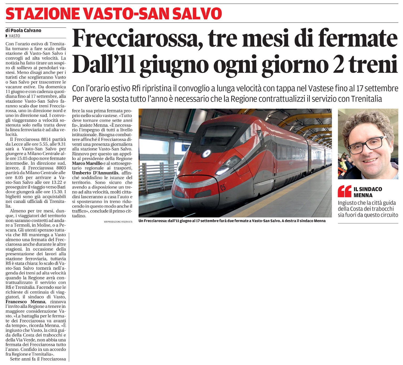 30 aprile 2023 il centro frecciarossa