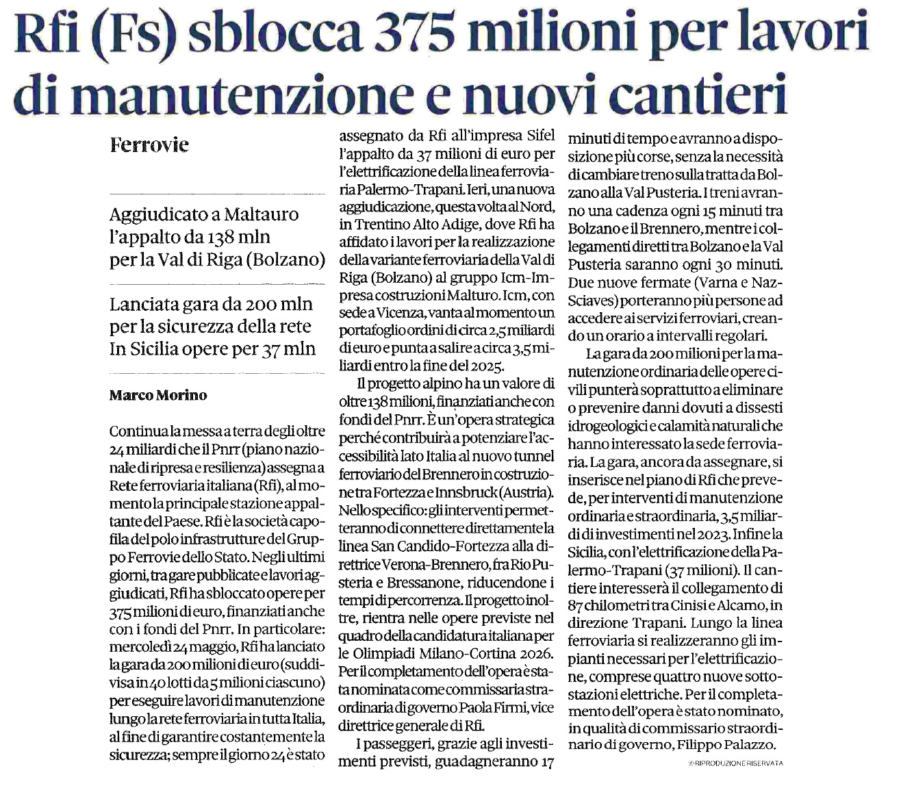 30 maggio 2023 il sole24ore