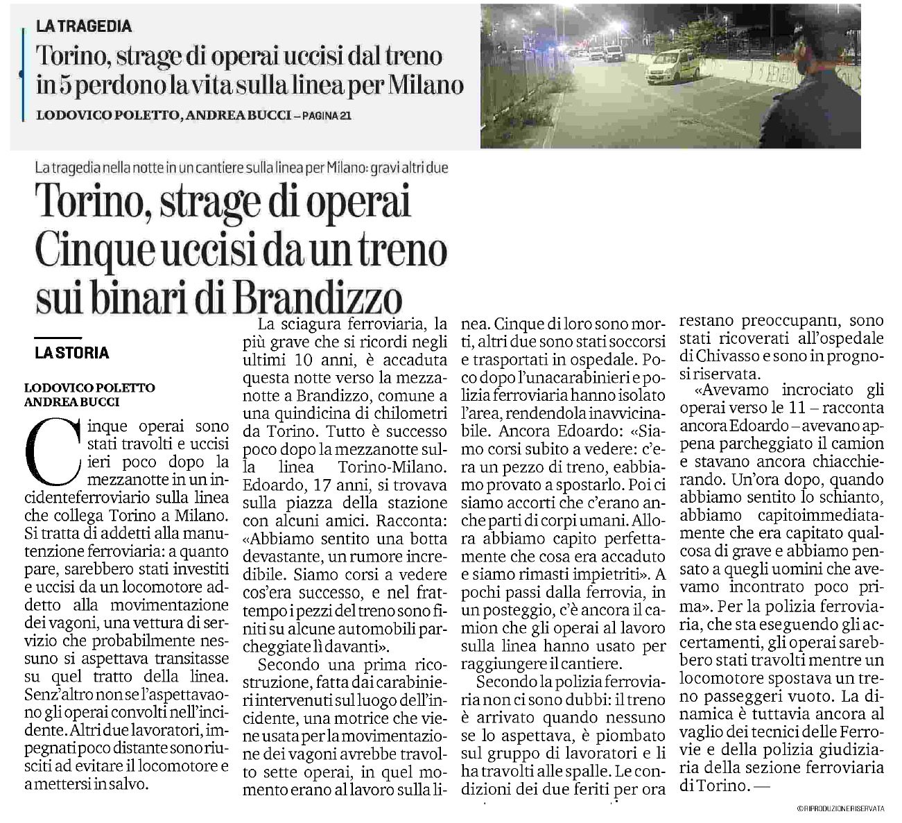 31 agosto 2023 la stampa