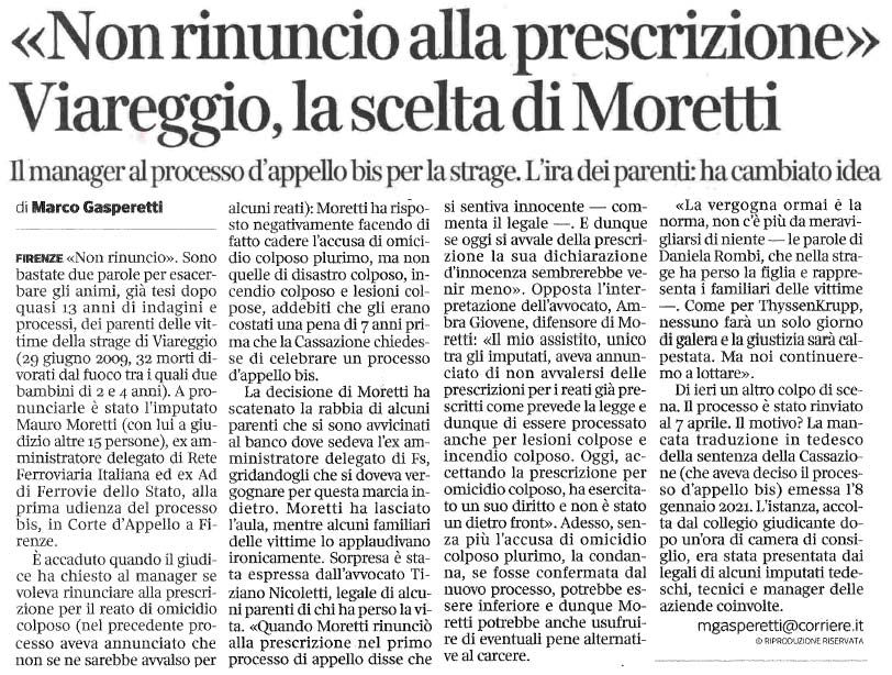 8 marzo 2022 corriere della sera Page 1