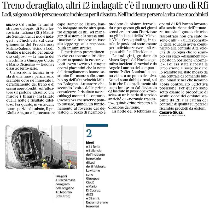 21 febbraio 2020 corriere della sera