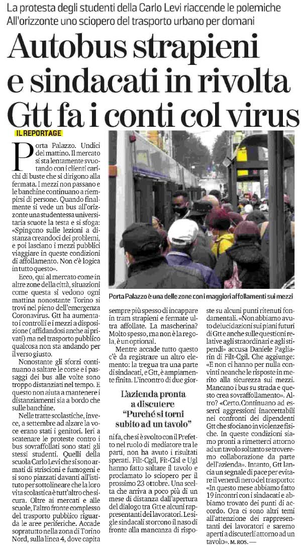 21 ottobre 2020 la stampa gtt