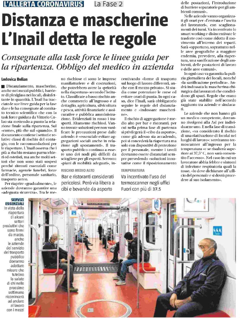 22 aprile 2020 il giornale