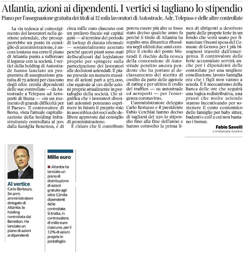 25 aprile 2020 corriere della sera