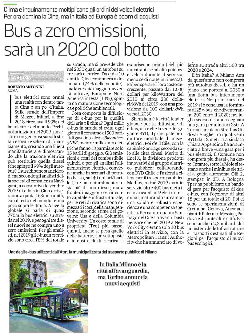 26 gennaio 2020 la stampa