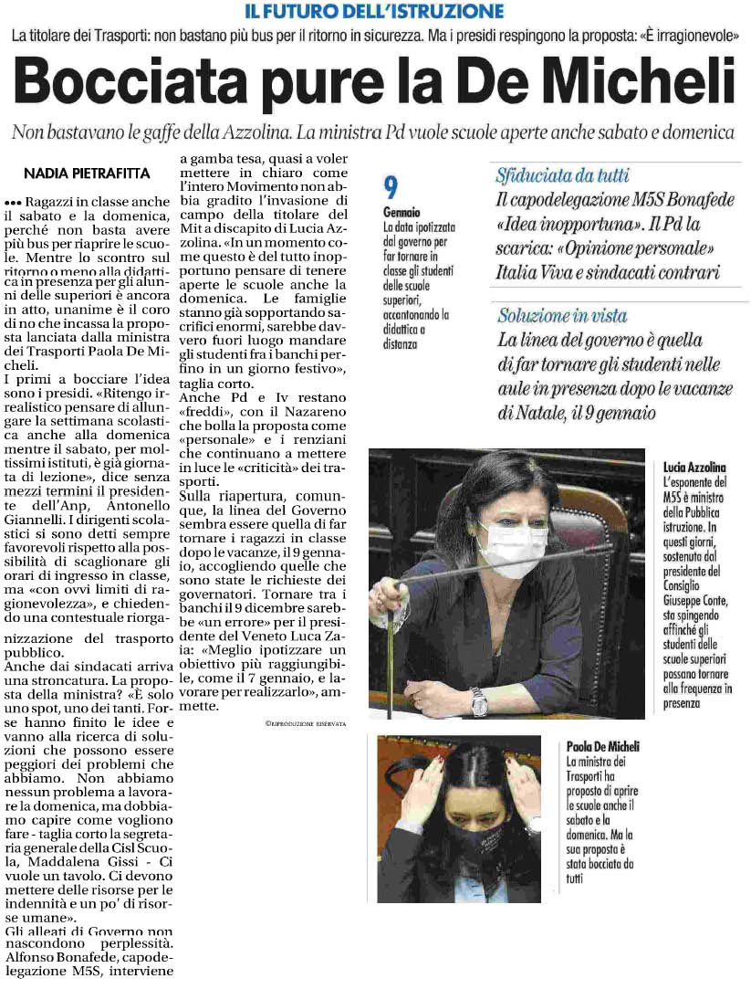 28 novembre 2020 il tempo