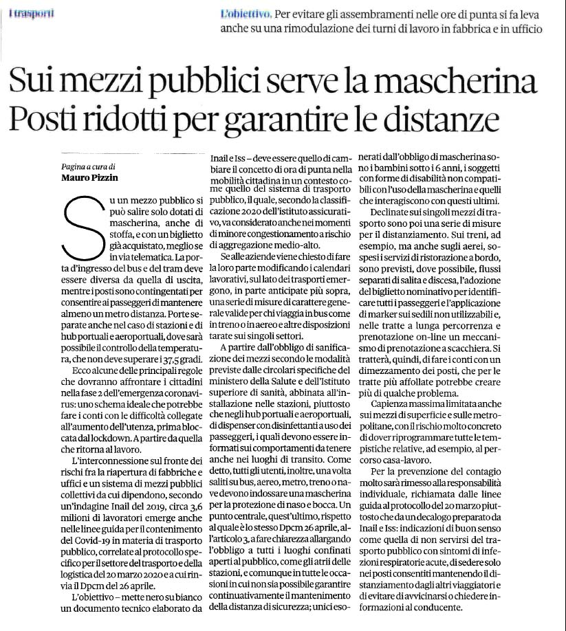 29 aprile 2020 il sole24ore