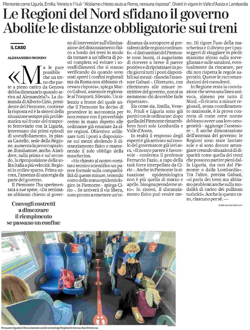 30 giugno 2020 la stampa