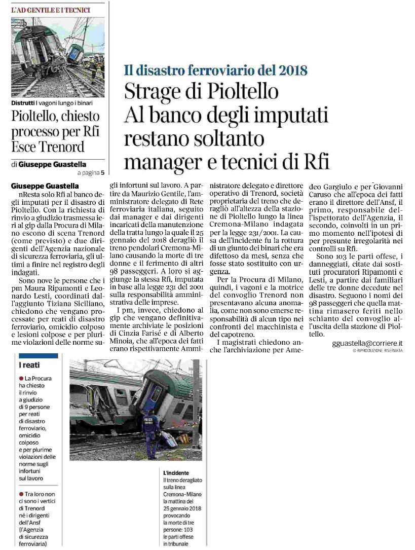 31 luglio 2020 corriere della sera